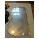 UNUSUALLY SHAPED MIRROR, 33X18
