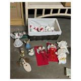ANGEL FIGURES AND BASKET