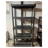PLASTIC 5 SHELF RACK GREAT STORAGE