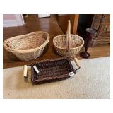 BASKETS INCLUDING TASTEFULLY SIMPLE BASKET,