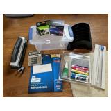 PRINTER INK, DESK ORGANIZER, 3 HOLE PUNCH, PAPER