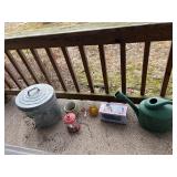 LOCKING METAL CAN WITH LID, WATERING CAN, SOLAR