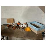 PUMPKIN FIGURINES, HALLOWEEN TY BEANIES, WITCH