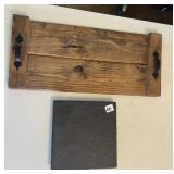 CHARCUTERIE BOARD, TASTEFULLY SIMPLE SLATE CHEESE