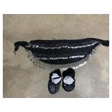 BELLY DANCERS SCARF AND BLOCH SHOES