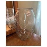 LARGE GLASS VASE