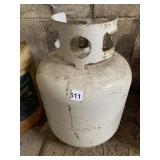 PROPANE TANK PARTIALLY FULL
