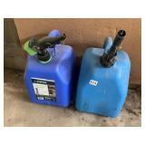 TWO 5 GALLON KEROSENE CANS
