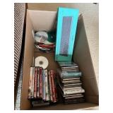 CDS, DVDS AND NEW LOGITECH WIRELESS KEYBOARD