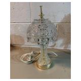 SMALL PRESSED GLASS LAMP
