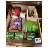 MAILING SEALS, TAPE, RUBBER BANDS, HOLE PUNCHERS