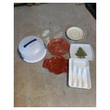 DIVIDED DISH, SERVING PLATES