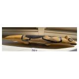WOOD HAND CARVED ANIMAL