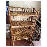 BAMBOO 4 SECTION SHELF UNIT 51" H X 26" W X 13" D