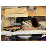 LOUIS VUITTON DUST COVER, FUR HOLDER, KATE SPADE