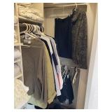 CLOTHES IN CLOSET INCL: ET. LOIS L, NICHE LINEN