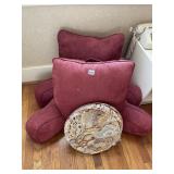 2 MATCHING BED PILLOWS, ACCENT PILLOW