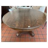 48" ROUND OAK TABLE SOLID OAK BASE