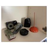 MEMO HOLDER, STAPLER, PENCIL SHARPENER