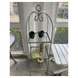 WHAT NOT SHELF 40 INCHES HIGH X10 .5 X10 .5 WITH