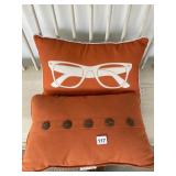 TWO ACCENT KILLERS ONE WITH BUTTONS ONE WITH