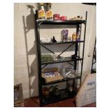 METAL SHELF UNIT 36" W X 6
