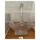 BRIDES GLASS BASKET