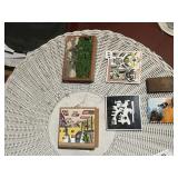 HAND PAINTED TILE YES, NATIVE HANDICRAFT ECUADOR