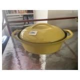 COLORCAST WATERFORD IRELAND OVAL CASSEROLE 11.5 X