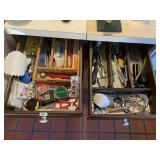 TAPE MEASURES, BIRTHDAY CANDLES, SCISSORS,