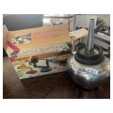 APPLE MASTERS PEELER, COFFEE DRIP POT