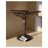 7 1/2-INCH-HIGH STERLING WEIGHTED COMPOTE