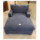 VERY CLEAN CRATE & BARREL BLUE CHASE LOUNGE