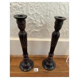 SOUTHERN LIVING 15" TALL CANDLE STICKS