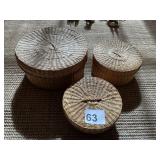SET OF 3 NESTING BASKETS