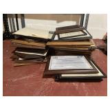 ASSORTED AWARD PLAQUES, PICTURE FRAMES, HUGE