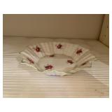 SHELLY ENGLAND RUFFLED EDGE DISH