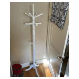 74" H COAT RACK PAINTED WHITE