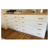 8 DRAWER DRESSER 72" W X 31" H X 18" D