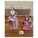 TWO ROYAL DOULTONS "LYDIA