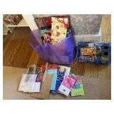 GIFT BAGS, RIBBON, TAPE