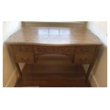 BEAUTIFUL ANTIQUE 5 DRAWER TURNED LEGS DOVETAILED