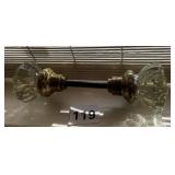 GLASS HANDLE DOORKNOB