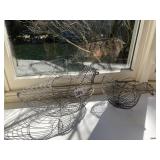 WIRE HEN EGG BASKETS