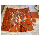 HERMES SCARF W/ BOX LOOKS UNUSED