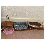 ASSORTED BASKETS.
