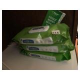 THREE PACKS FIT RIGHT WIPES