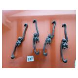 CAST IRON MONKEYS HOOKS