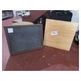 SLATE CHALKBOARD 26.5 INCHES BY 21 INCHES AND