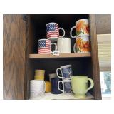 FLAG MUGS AND FLOWERS